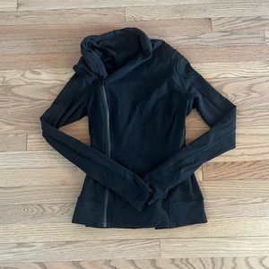 Lululemon Black Asymmetric Zip Jacket Size 4